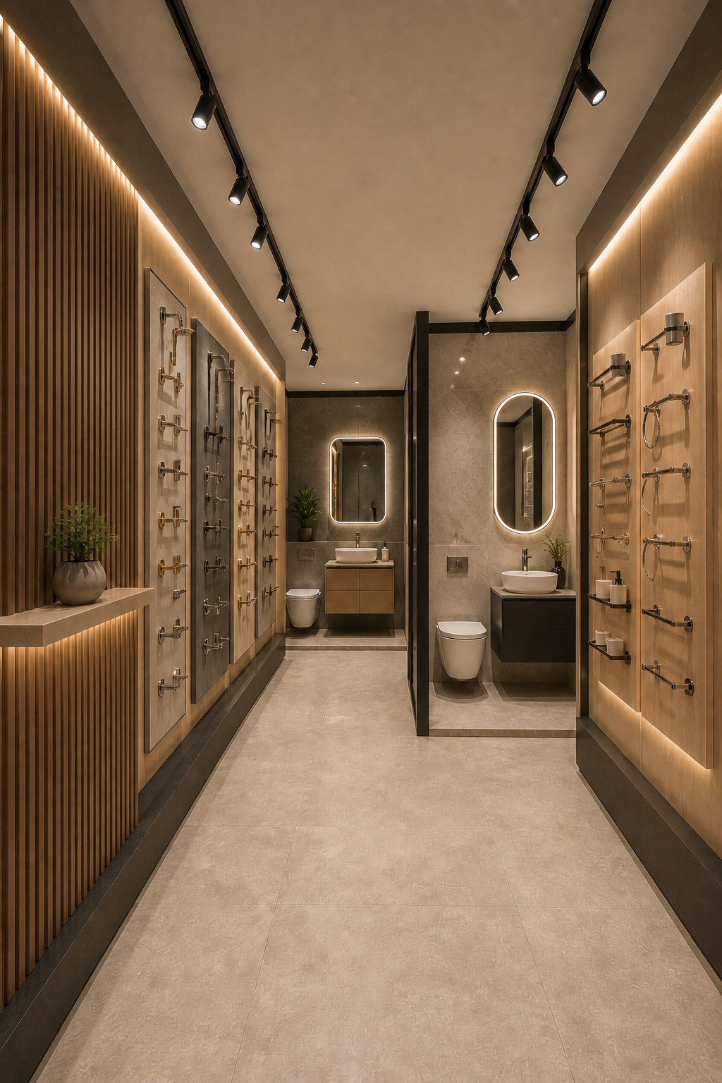250 square foot bathroom vignettes option