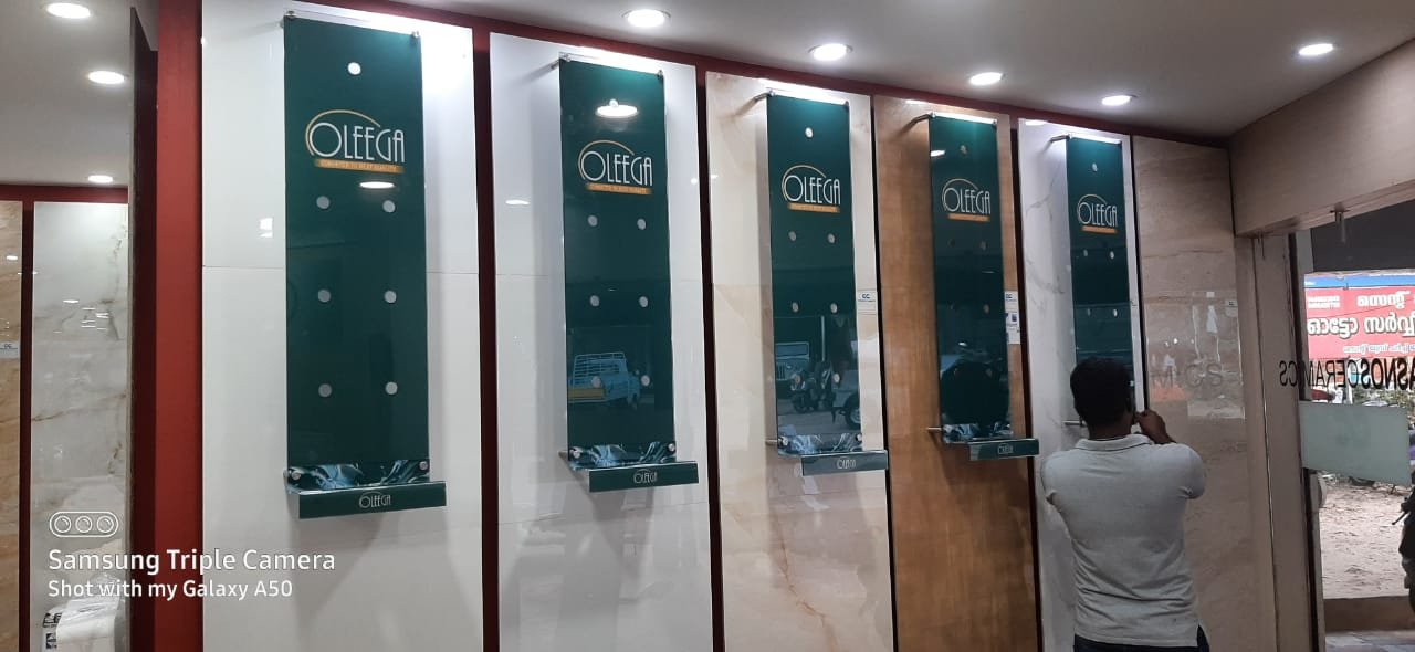 Acrylic CP fitting display panel
