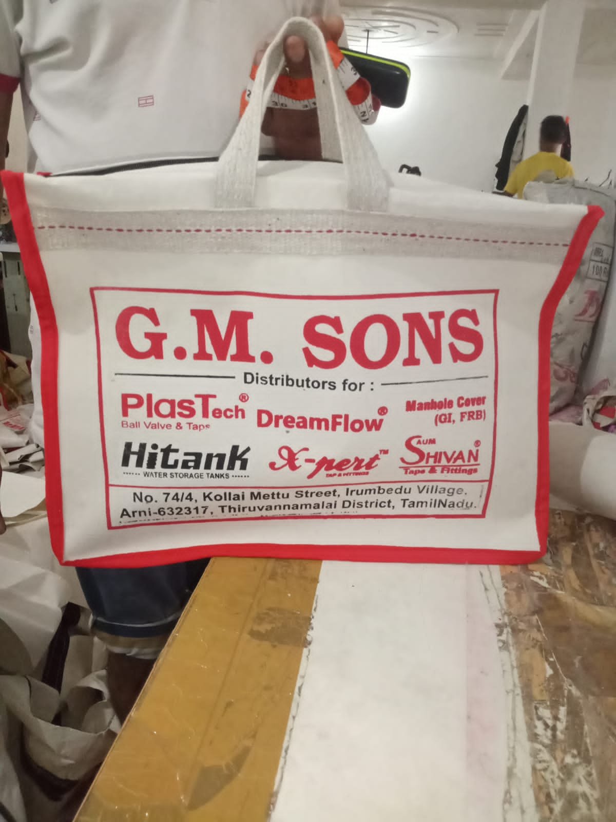 Single-colour printed bulk bag