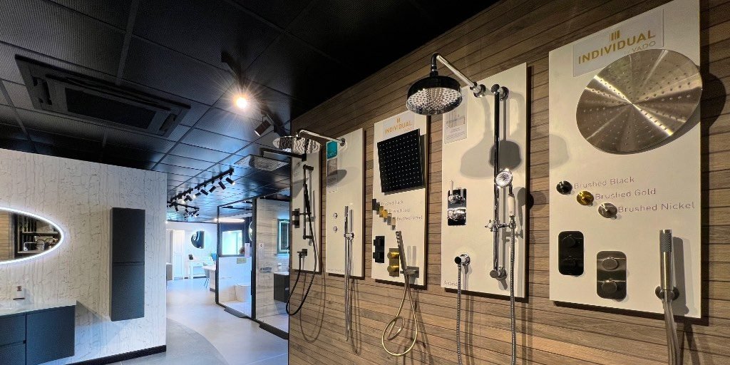 CP fittings range display